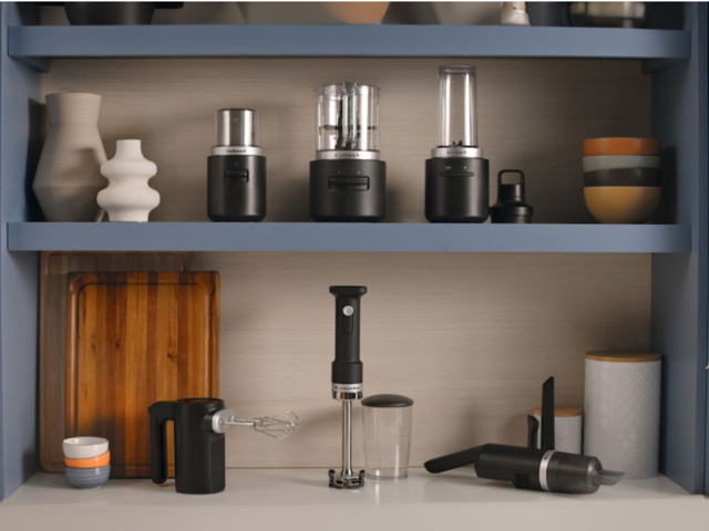 KitchenAid Frullatore A Mano KHBV53BM 3 Tazze - Velocità Variabile, Nero Opaco