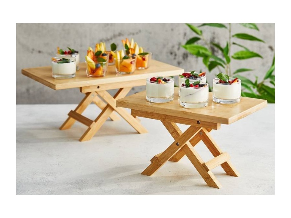 Leone Stand buffet bamboo - 24x40x18 cm - Ferramenta Vanoli Shop Online