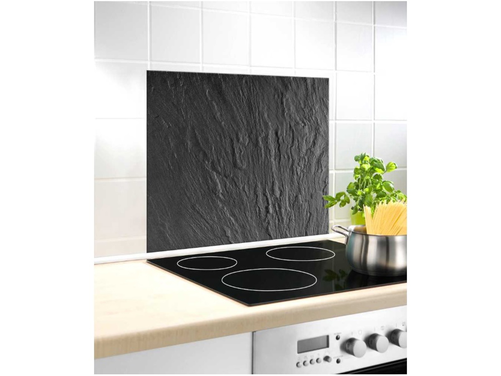 Paraspruzzi Rettangolare Josko 706 Spezial, 30x30 Cm Argento - Protezione Per Forno E Pareti