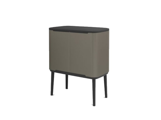 Bo touch bin pattumiera 3 x 11 litri - platinum