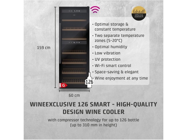 Cantinetta frigo wineexclusive 126 smart
