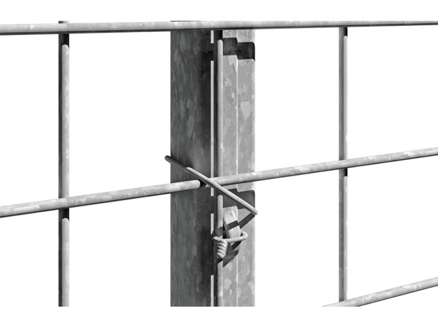 Rete mastertec interrata per il contenimento di animali selvatici di taglia medio-grande, rotolo 25 mt - h 180 cm