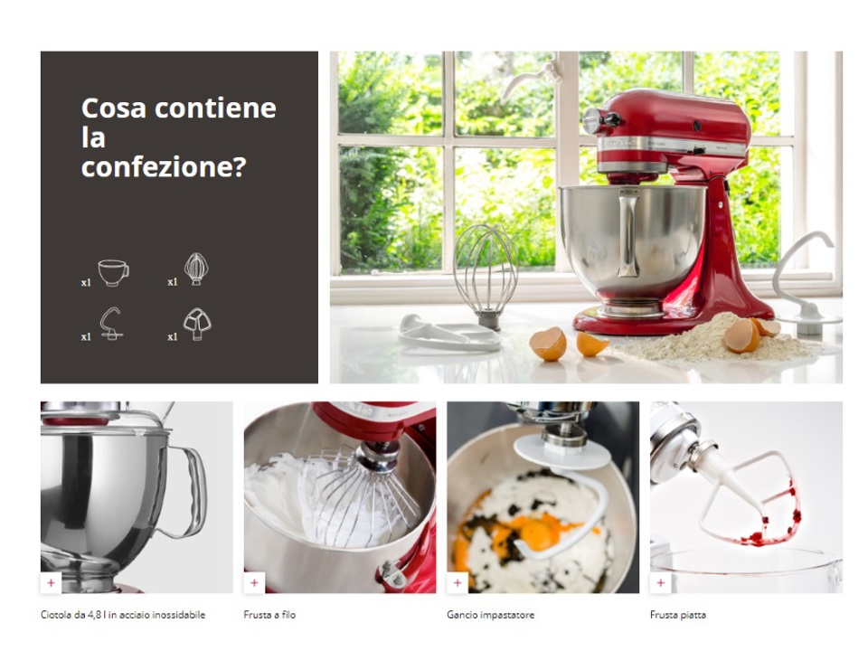 mixer rosso mixer rosso