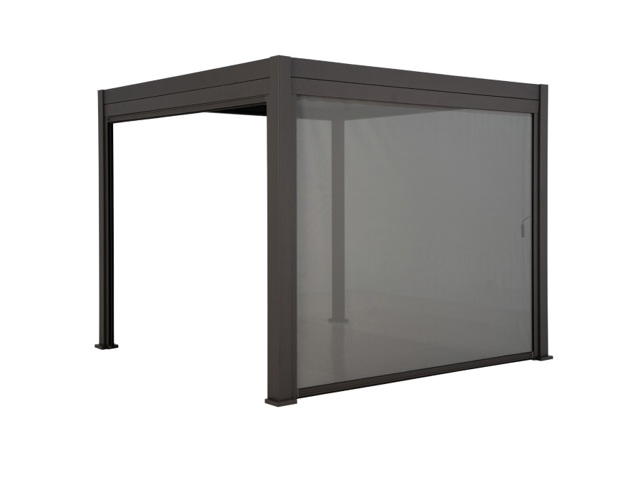 Tenda rullo per pergola ocean lato 4m antracite