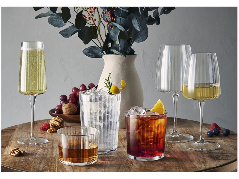 Bormioli Rocco Novecento Fizz Set 6 Calici In Vetro 22cl - Bicchieri Moderni Ed Eleganti, Lavabili In Lavastoviglie, Per Ogni Occasione - 4