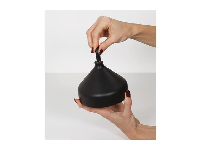 Amelie, lampada a sospensione ricaricabile - nero