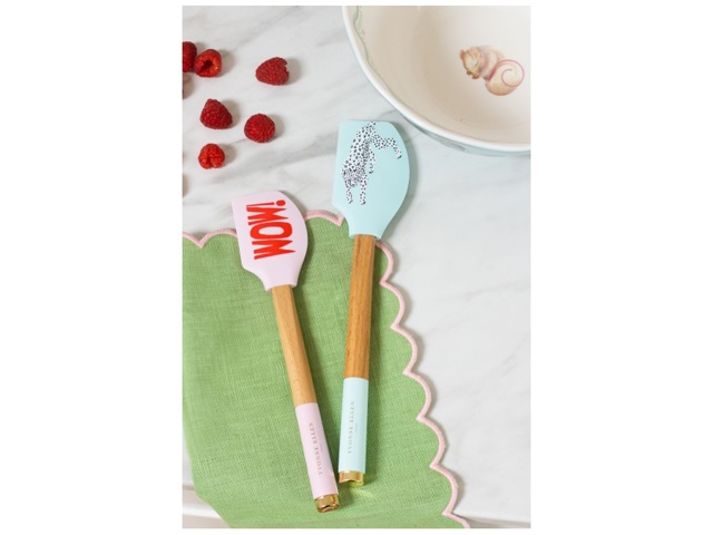 Cheetah, set 2 spatole silicone/acacia